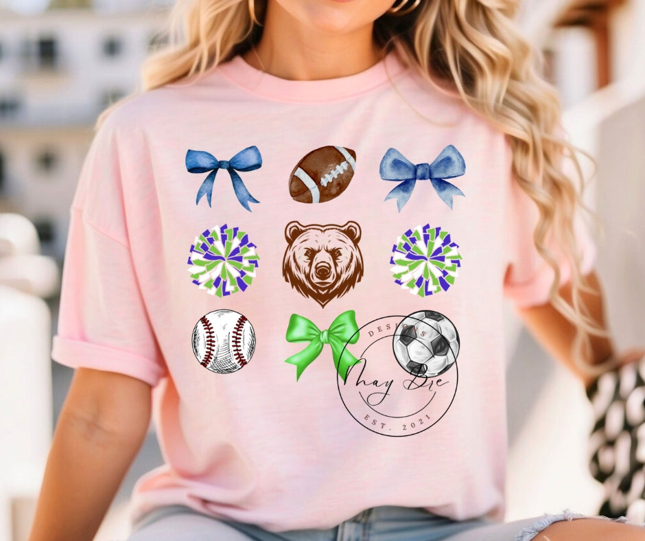 Riversprings Bears Multi-Sport T-Shirt